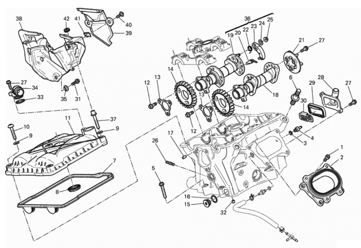 VERTICAL CYLINDER HEAD - TIMING 