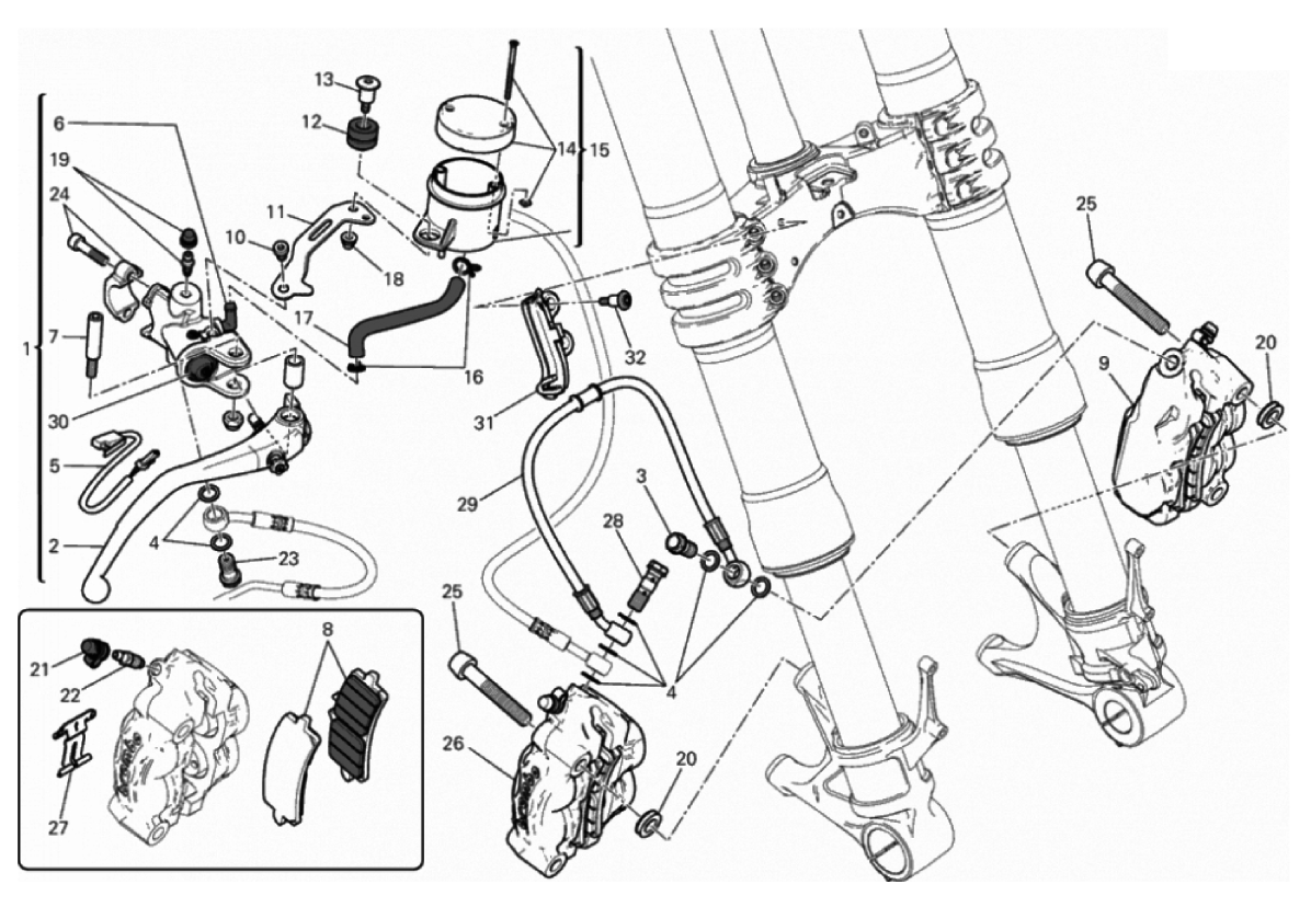 FRONT BRAKE SYSTEM 