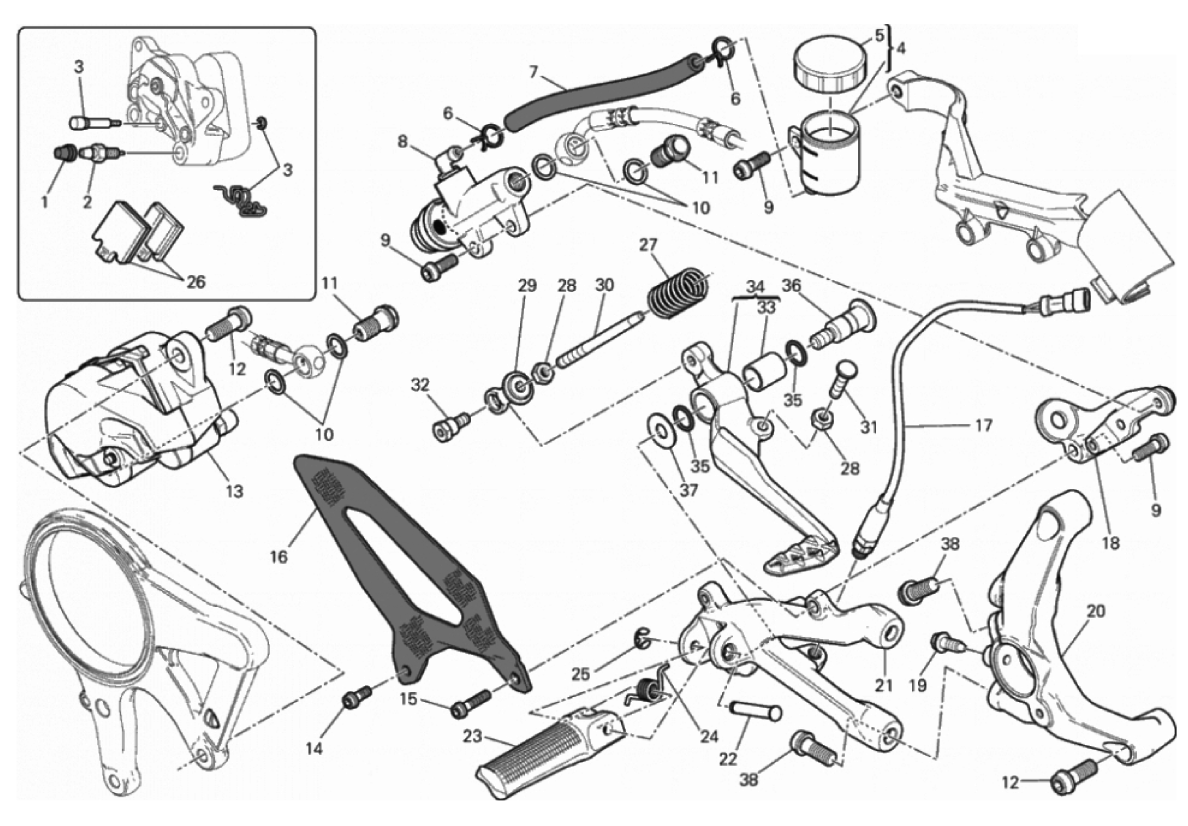 REAR BRAKE SYSTEM 