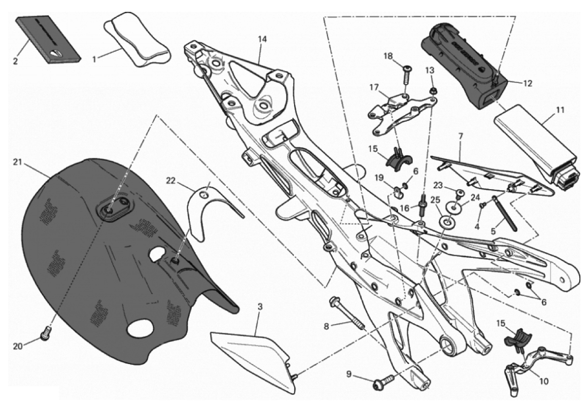 REAR FRAME COMP. 