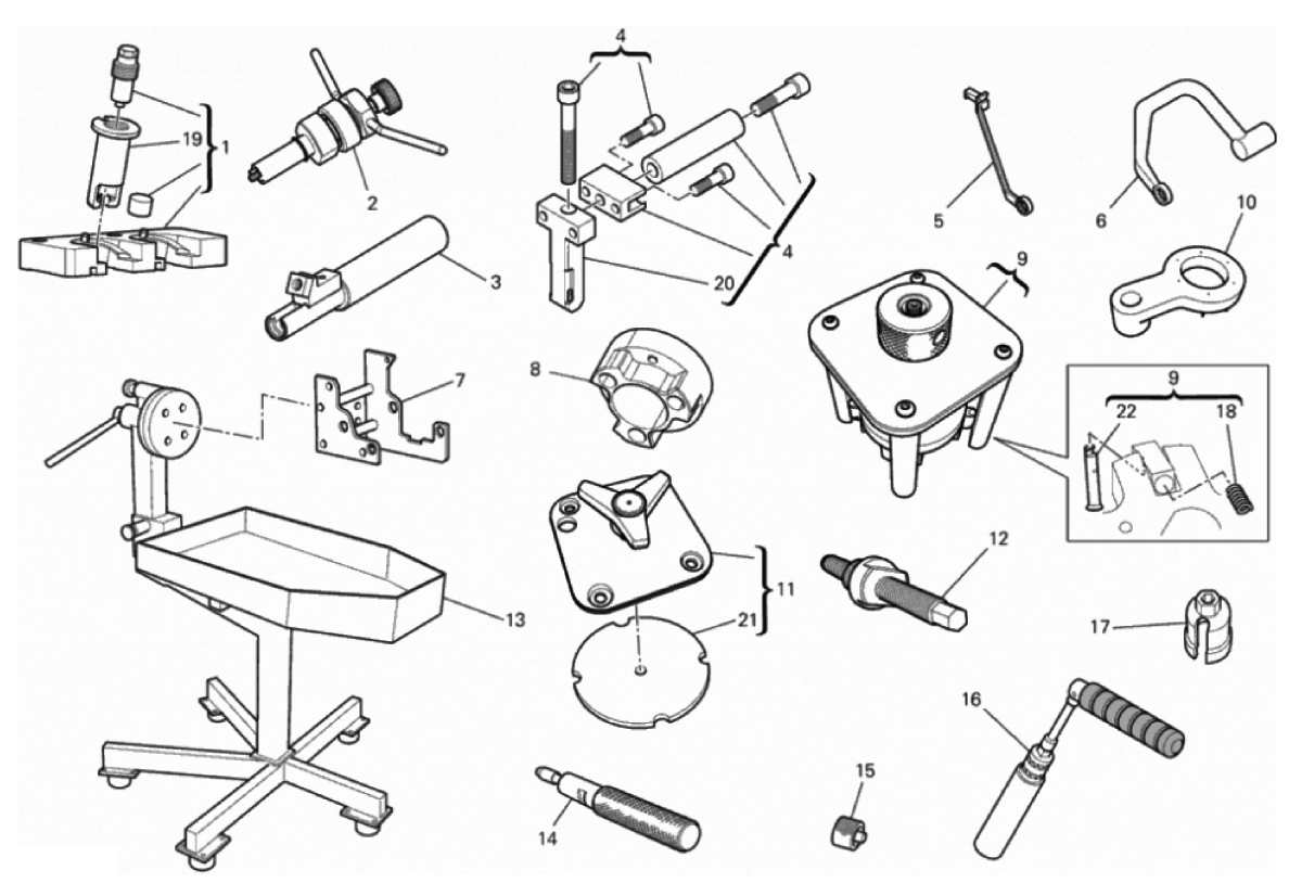WORKSHOP SERVICE TOOLS 
