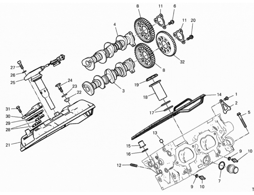 REAR HEAD - TIMING SYSTEM 