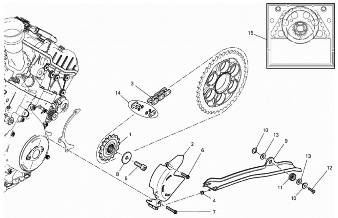 FRONT SPROCKET - CHAIN 