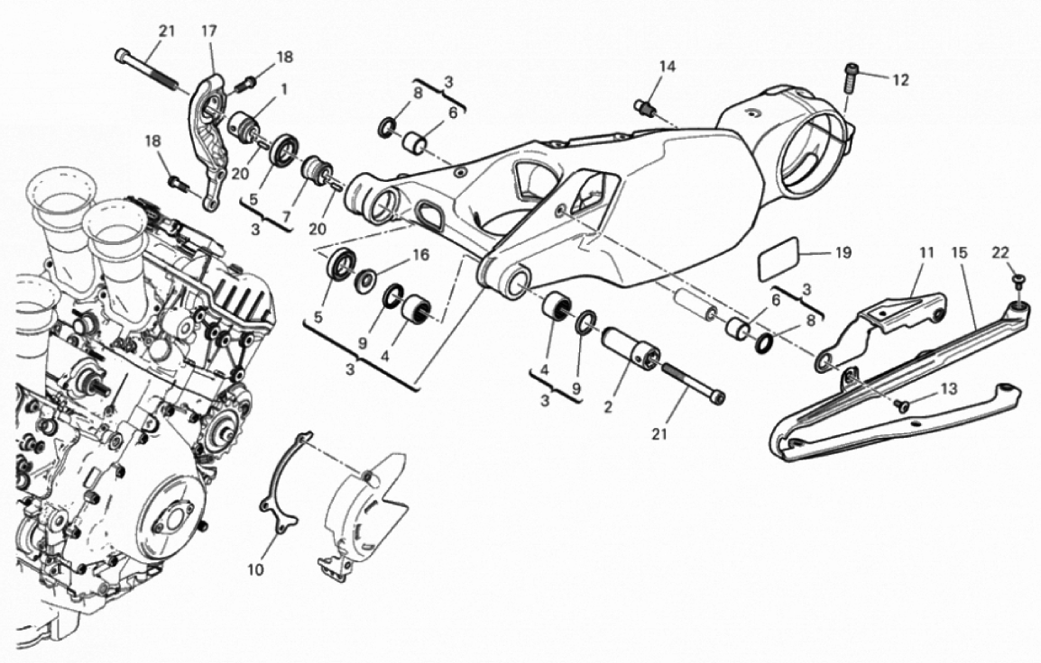 REAR SWINGING ARM 