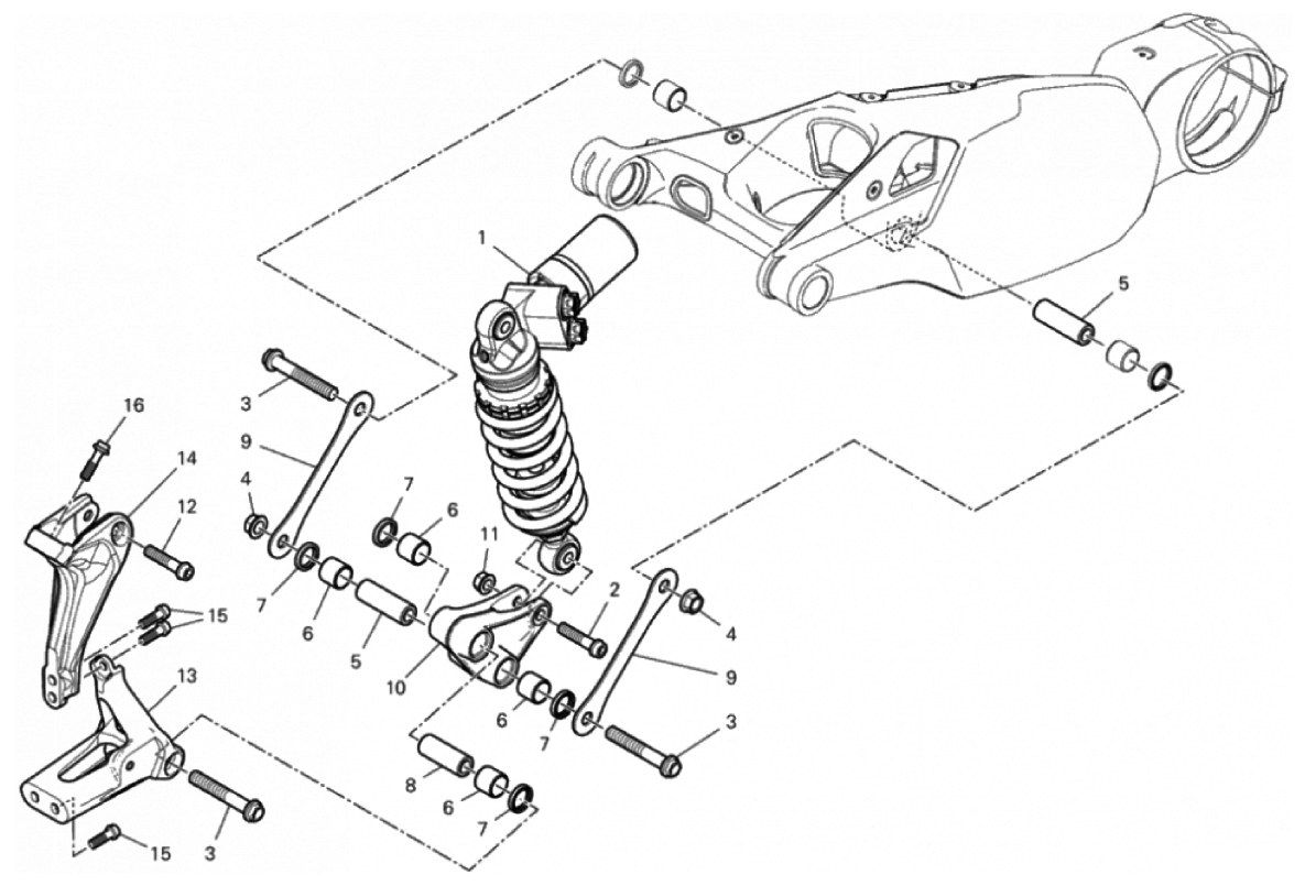 REAR SHOCK ABSORBER