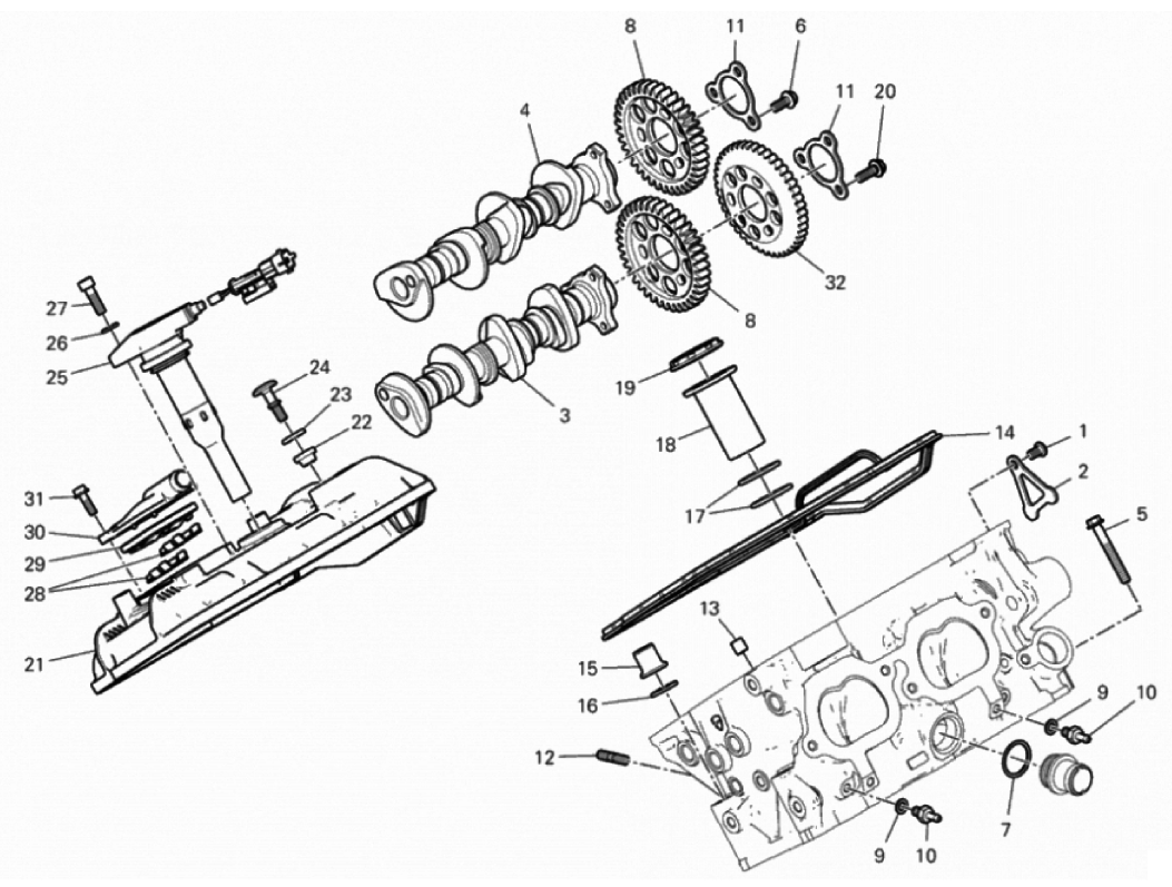 REAR HEAD - TIMING SYSTEM 