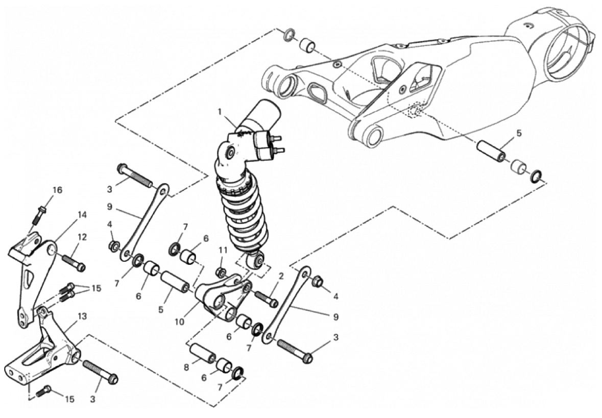 REAR SHOCK ABSORBER 