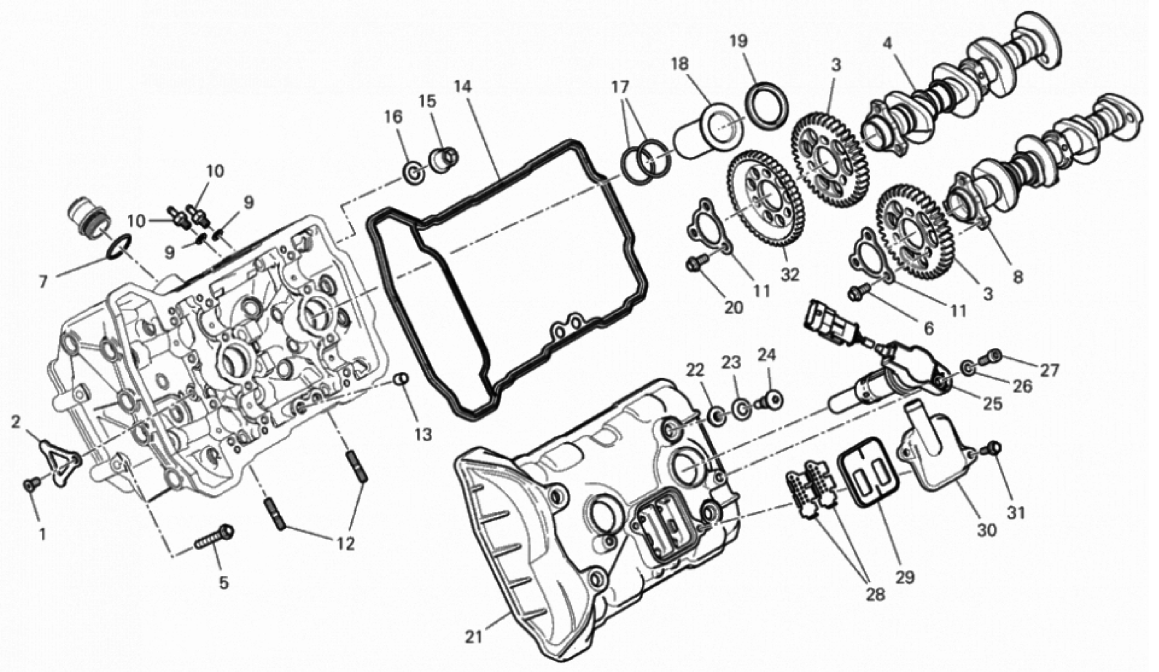 FRONT HEAD - TIMING SYSTEM 