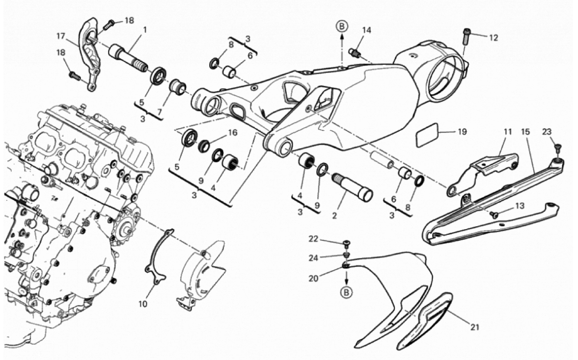 REAR SWINGING ARM