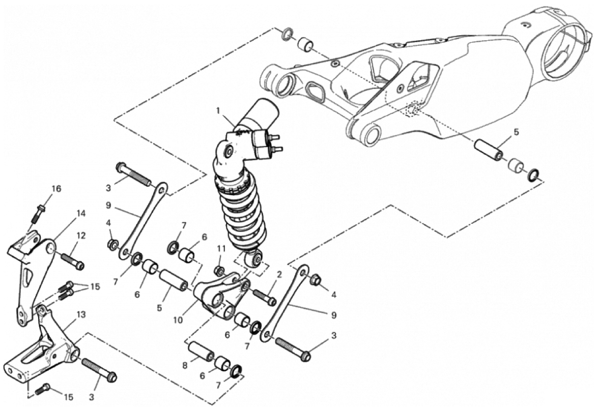 REAR SHOCK ABSORBER 