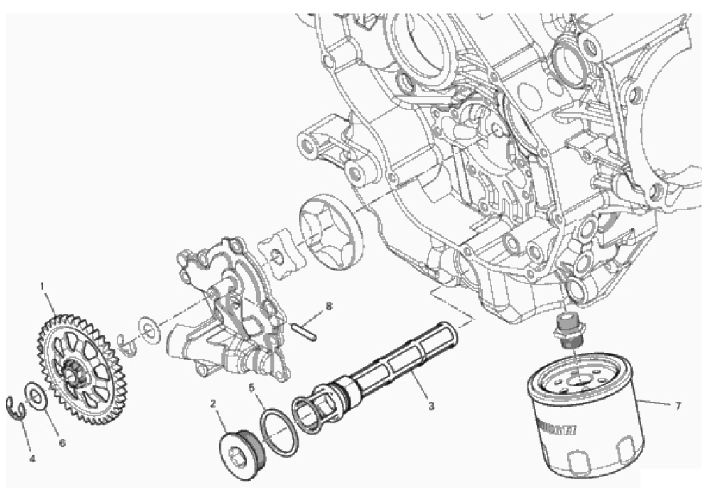 FILTERS AND OIL PUMP 