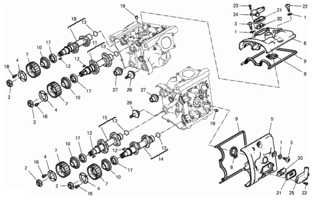 CYLINDER HEAD : TIMING SYSTEM 