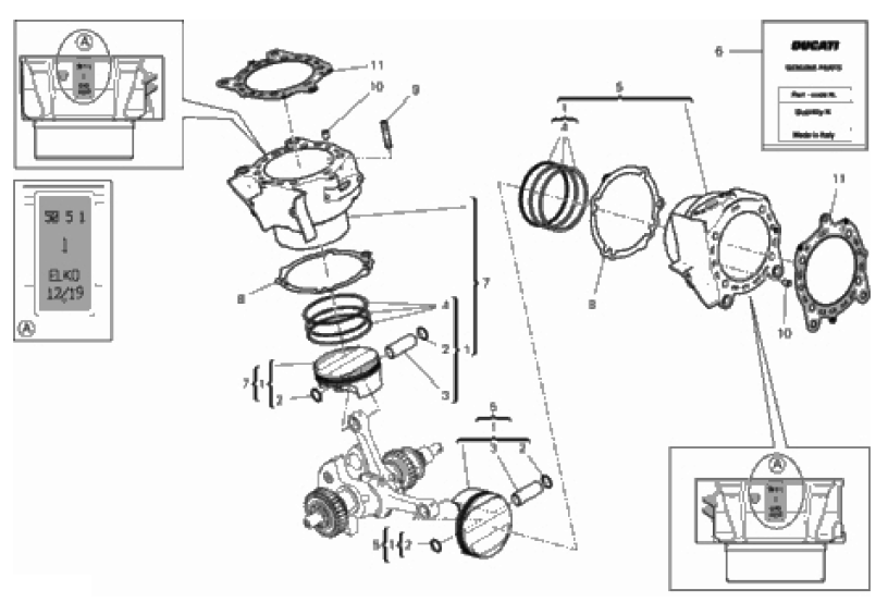 CYLINDERS - PISTONS (KOENIG)