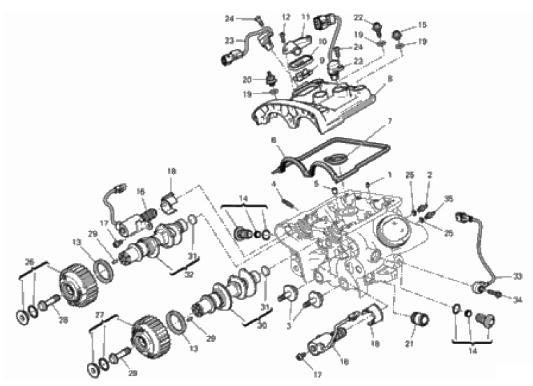 VERTICAL CYLINDER HEAD - TIMING 