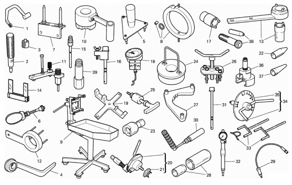 WORKSHOP SERVICE TOOLS (ENGINE)