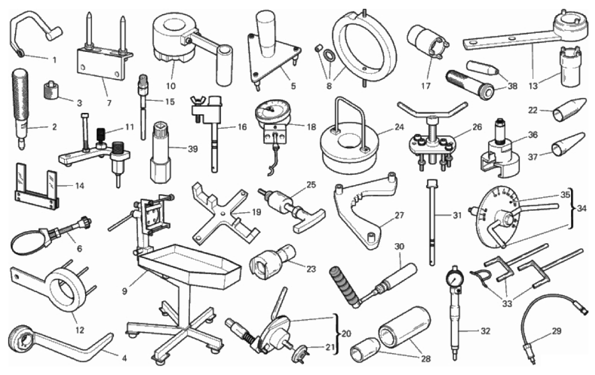 WORKSHOP SERVICE TOOLS (ENGINE) 