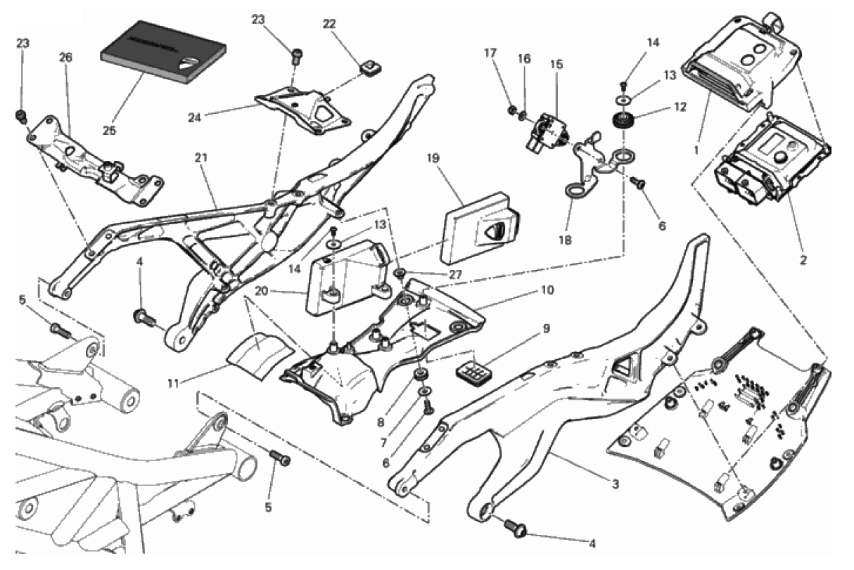 REAR FRAME COMP.