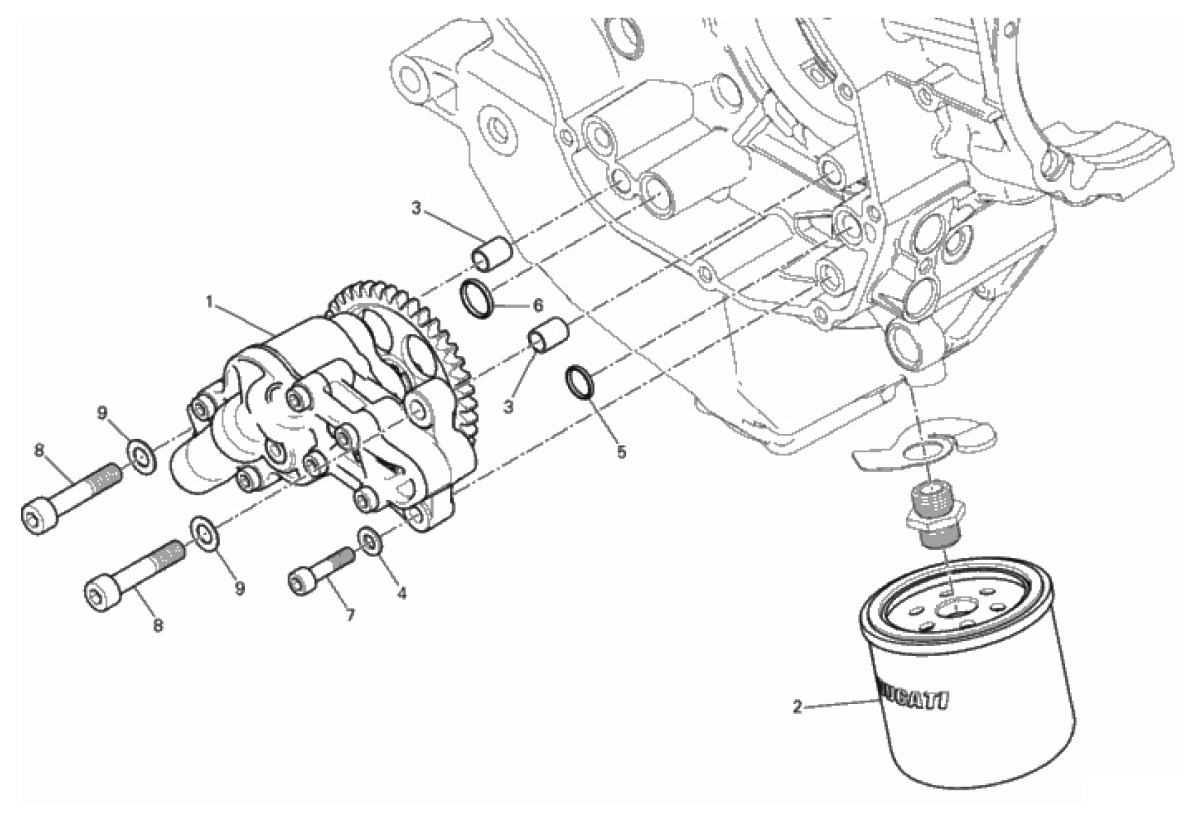 OIL PUMP - FILTER 