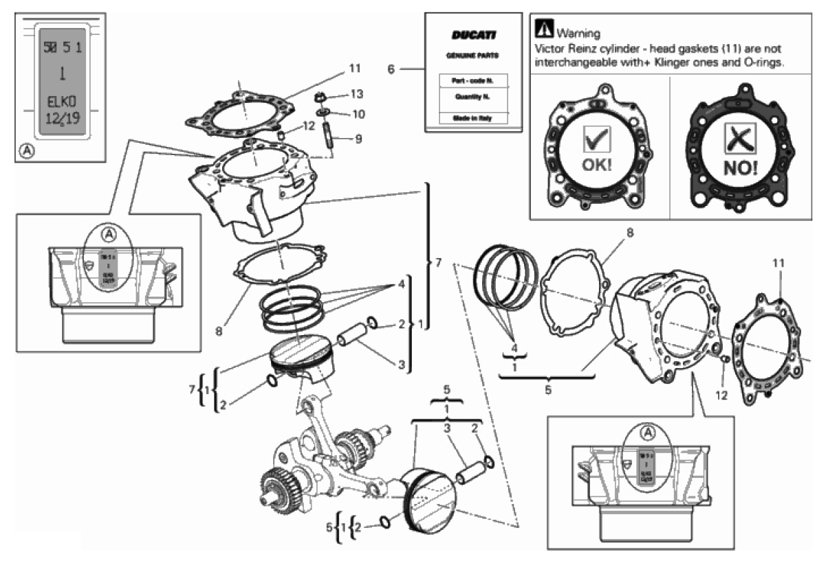 CYLINDERS - PISTONS (KOENIG) 