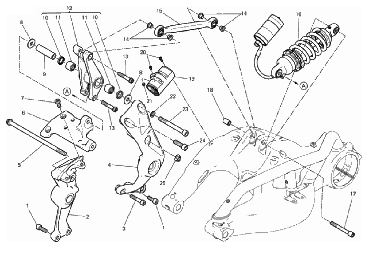 REAR SHOCK ABSORBER 