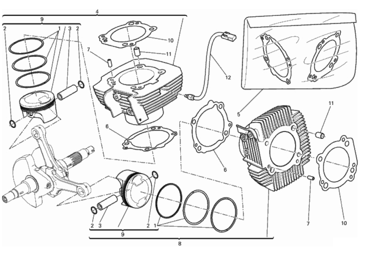 CYLINDERS - PISTONS 