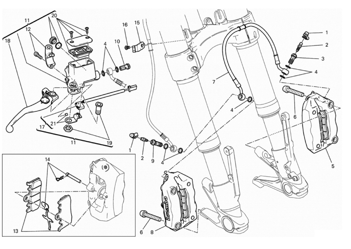 FRONT BRAKE SYSTEM 