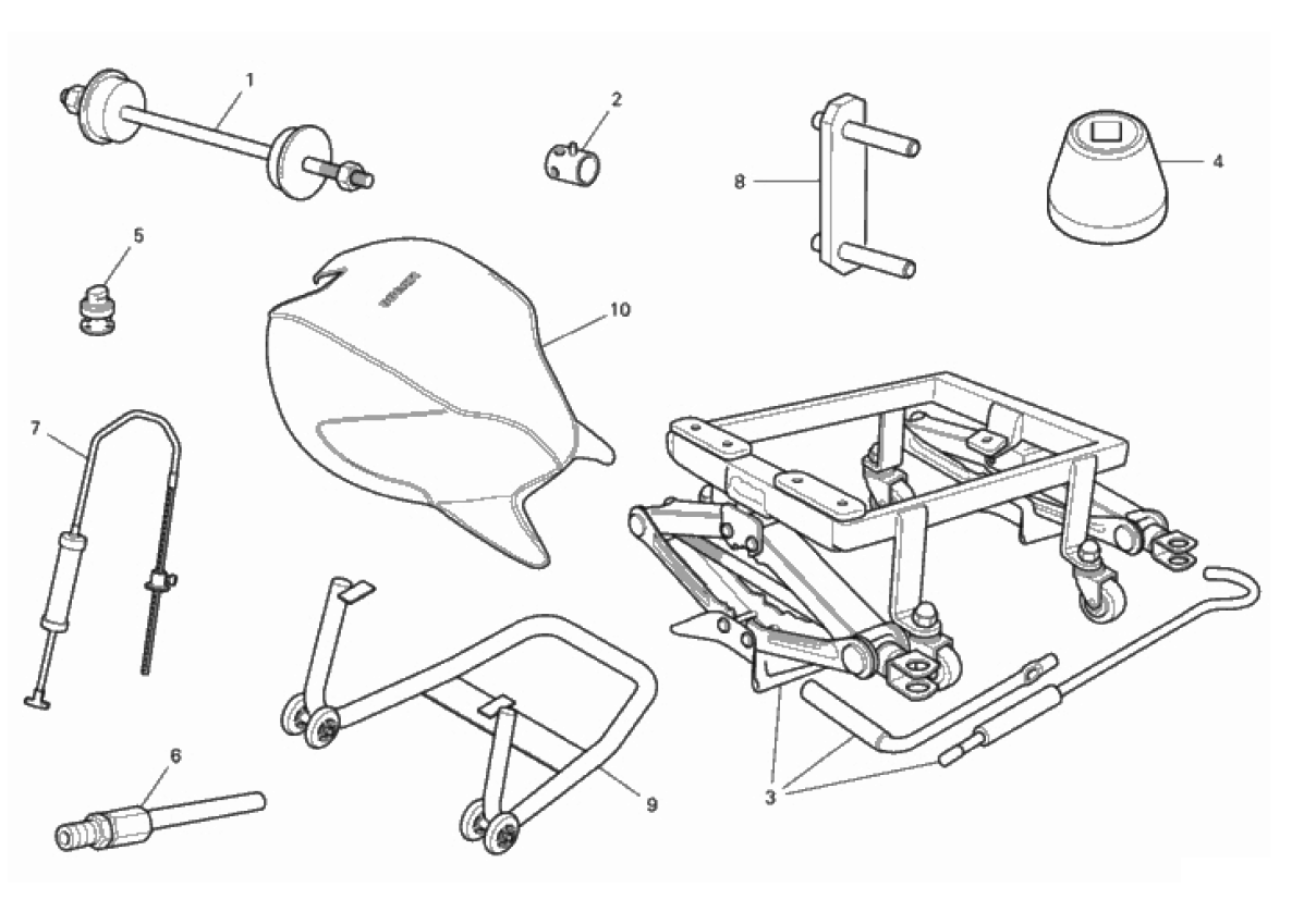 WORKSHOP SERVICE TOOLS, FRAME 