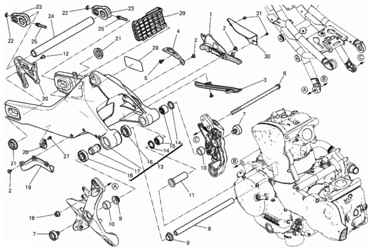 REAR SWINGING ARM 