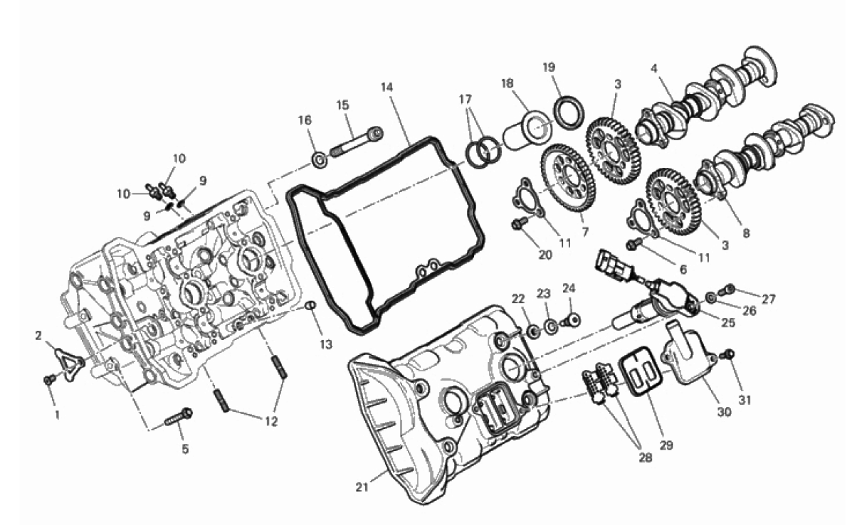 FRONT HEAD - TIMING SYSTEM 