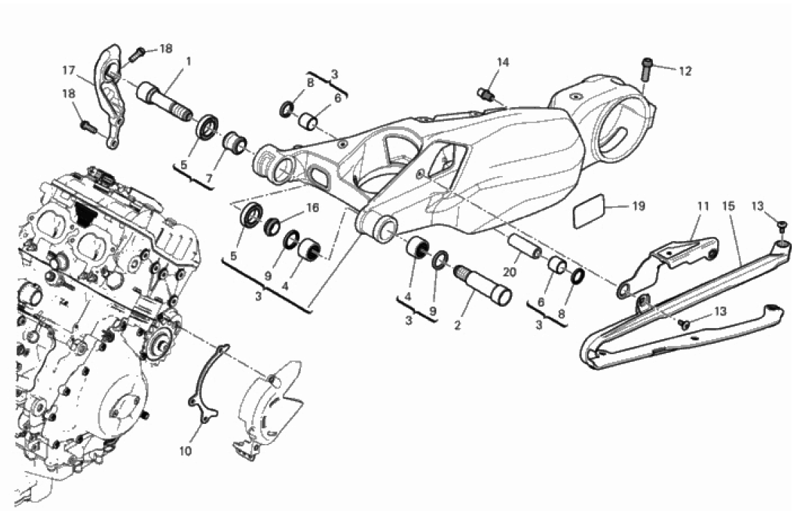 REAR SWINGING ARM 