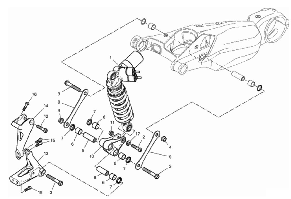 REAR SHOCK ABSORBER 