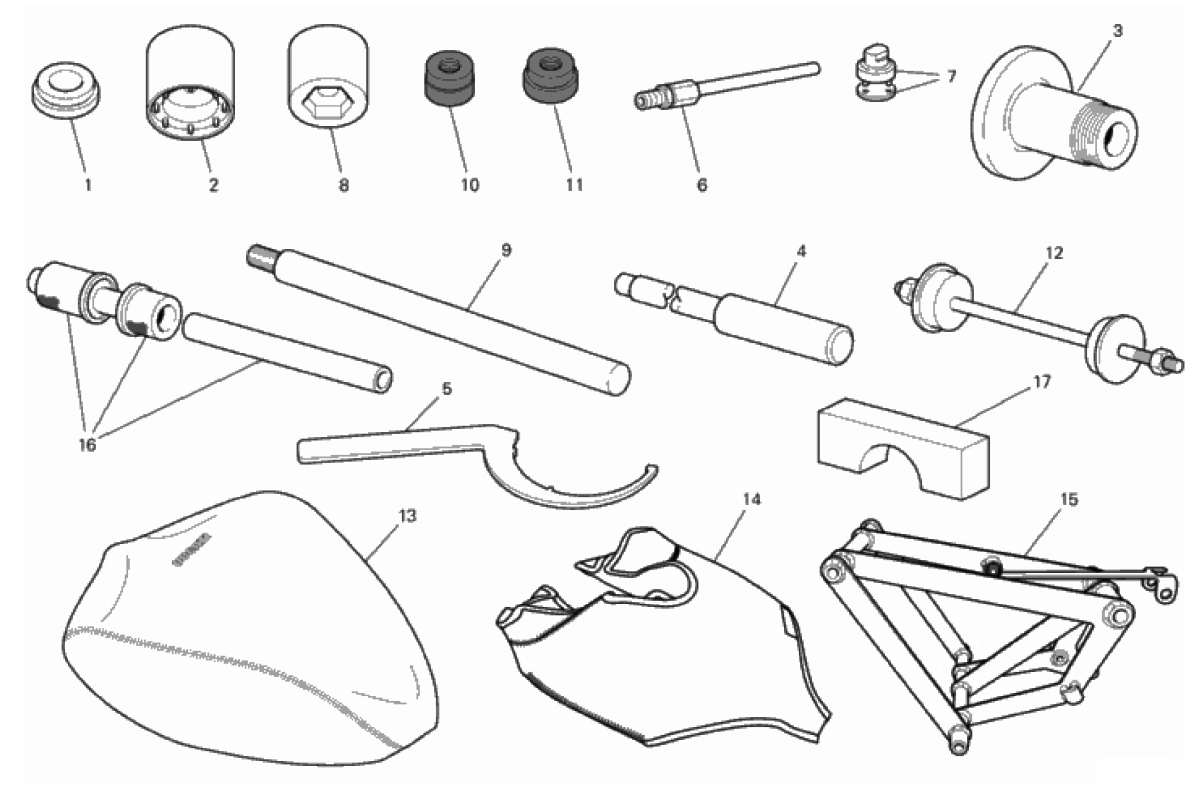 WORKSHOP SERVICE TOOLS (FRAME) 