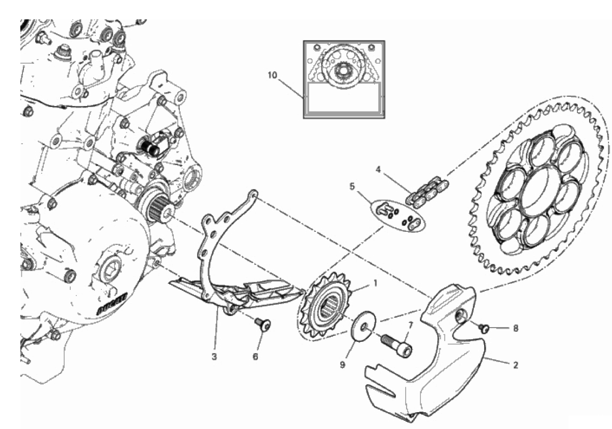 FRONT SPROCKET - CHAIN 