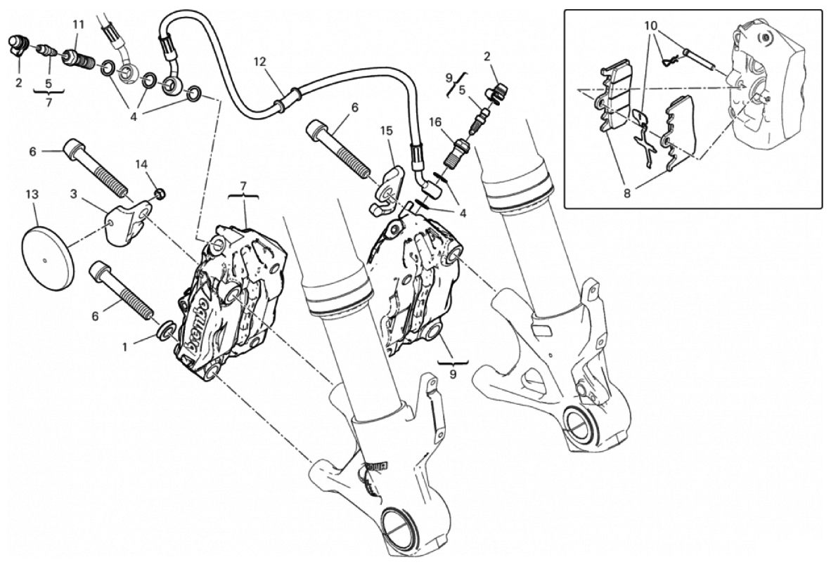 FRONT BRAKE SYSTEM 