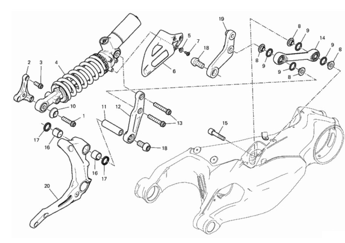 REAR SHOCK ABSORBER 