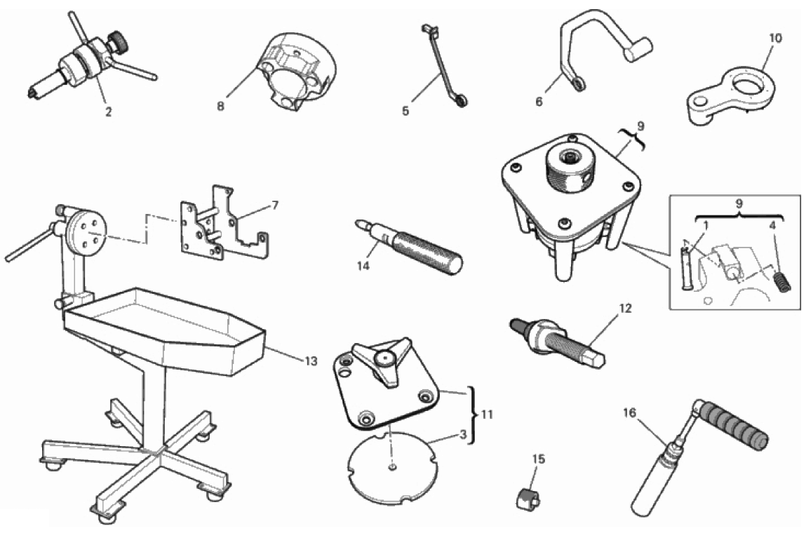 WORKSHOP SERVICE TOOLS (ENGINE) 