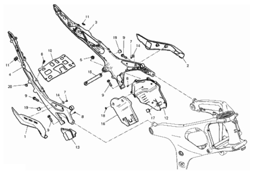 REAR FRAME COMP. 