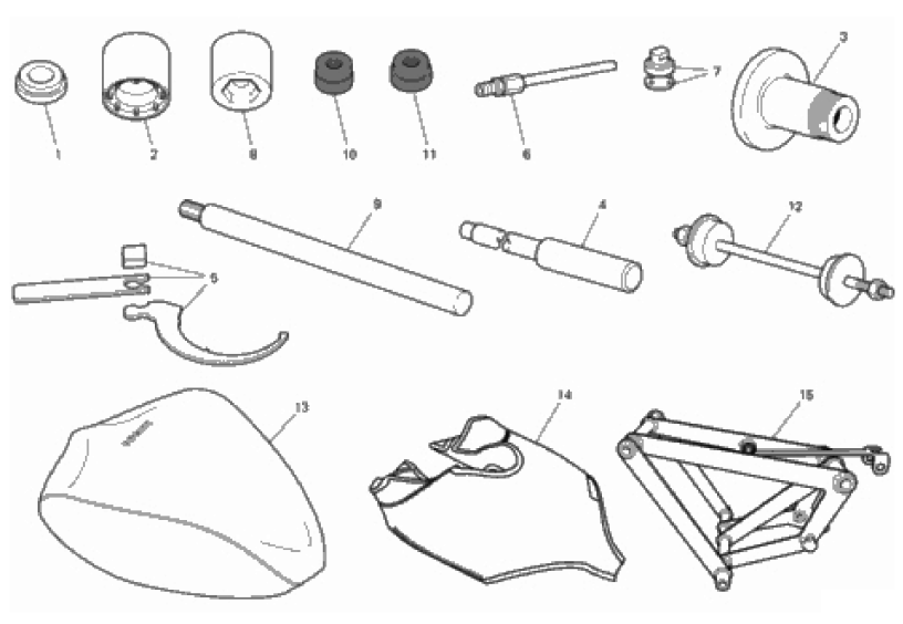 WORKSHOP SERVICE TOOLS (FRAME) 