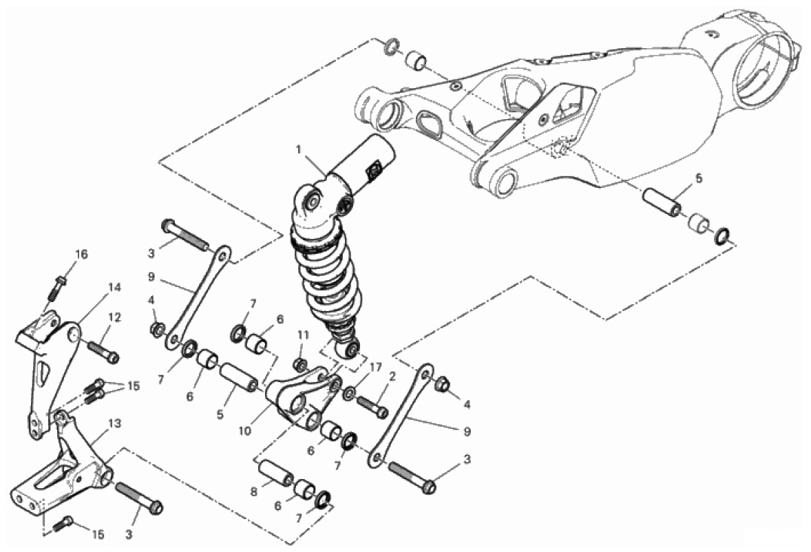 REAR SHOCK ABSORBER 