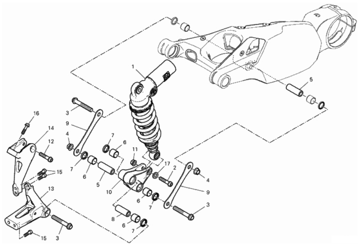 REAR SHOCK ABSORBER 