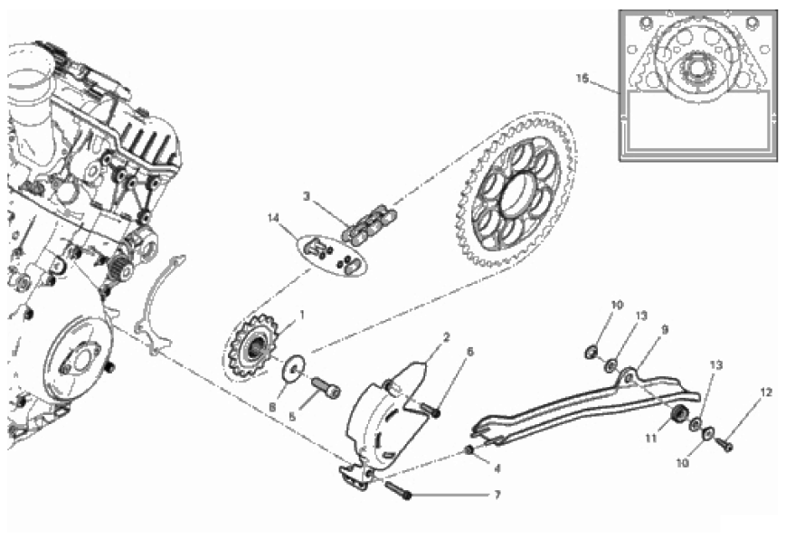 FRONT SPROCKET - CHAIN 