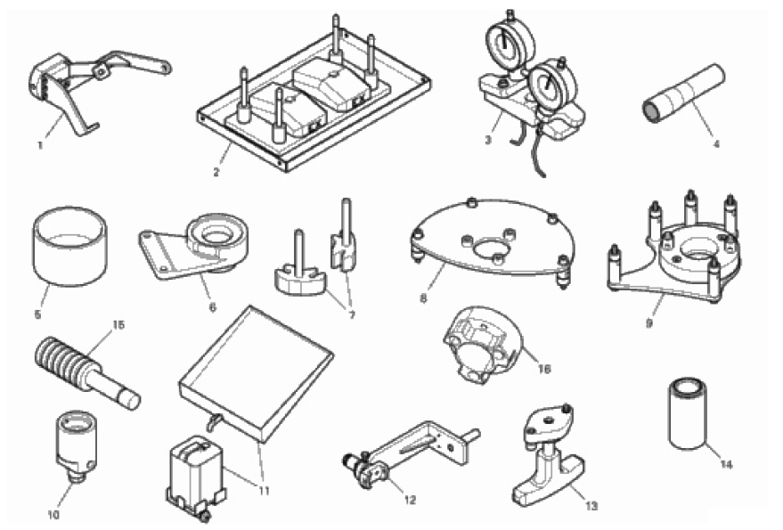 WORKSHOP SERVICE TOOLS (ENGINE) 