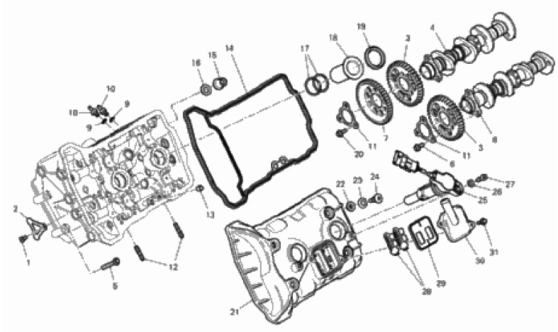 FRONT HEAD - TIMING SYSTEM 