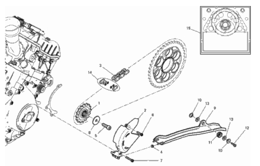 FRONT SPROCKET - CHAIN 