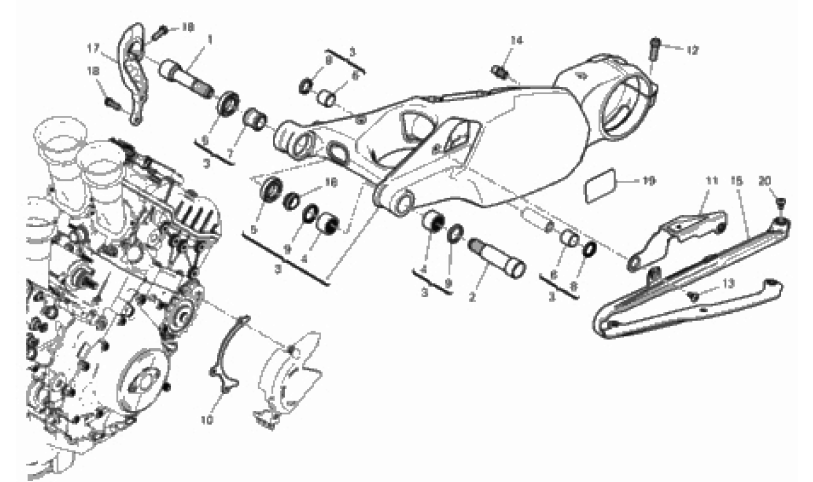 REAR SWINGING ARM 