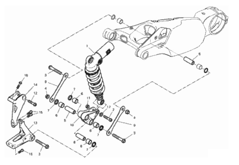 REAR SHOCK ABSORBER 