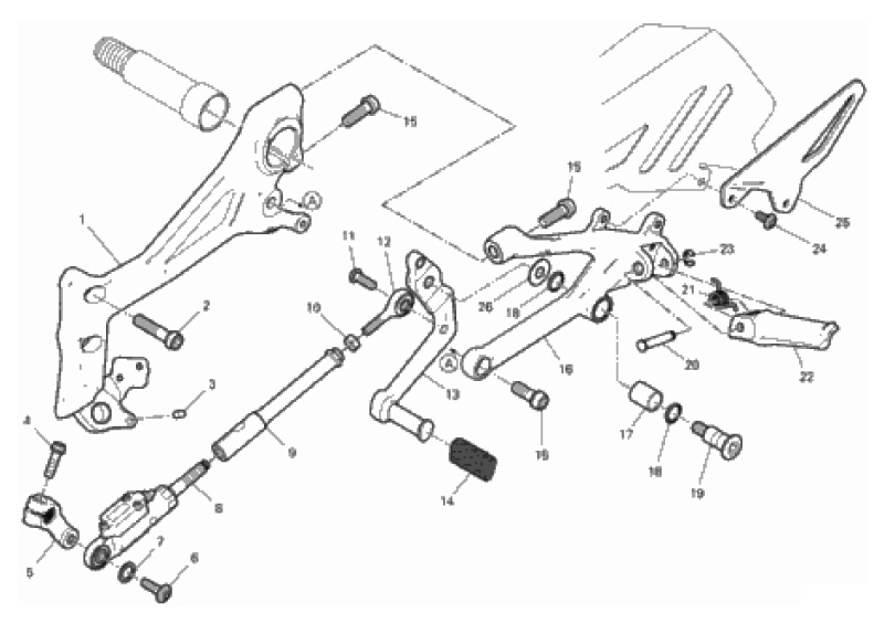 FOOTRESTS, LEFT 