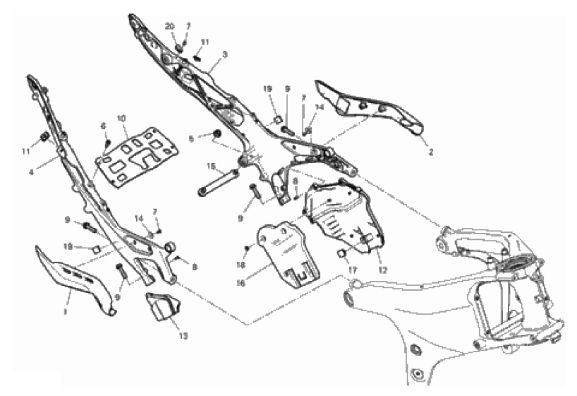 REAR FRAME COMP. 