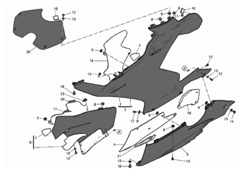 FAIRING, LH 