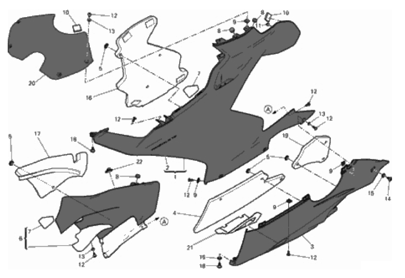 FAIRING, LH 